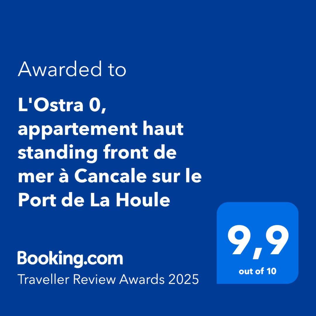 L'Ostra 0, Appartement Haut Standing Front De Mer A Cancale Sur Le Port De La Houle Extérieur photo